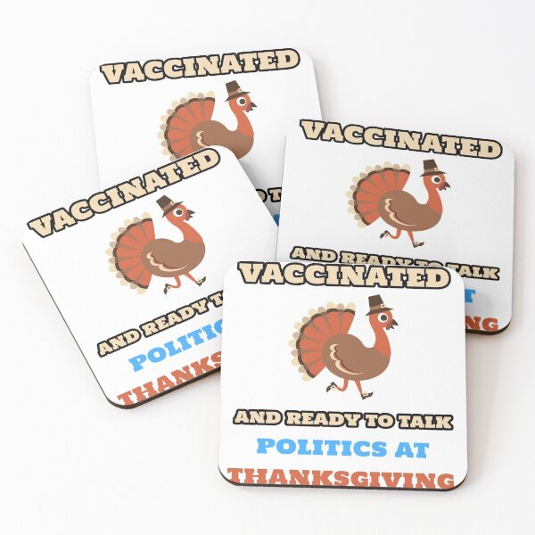 Artikelvorschau, geimpft und bereit, an Thanksgiving über Politik zu sprechen entworfen und verkauft von alucardstore.