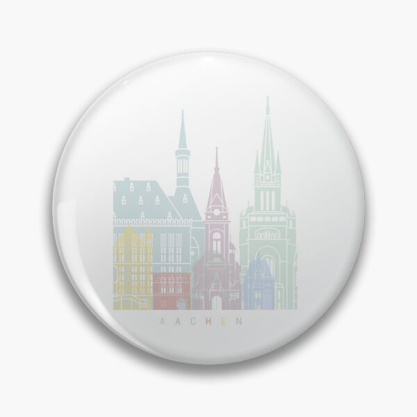 Item preview, Aachen skyline poster designed and sold by paulrommer.