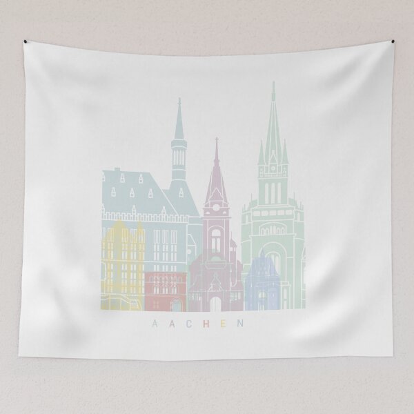 Item preview, Aachen skyline poster designed and sold by paulrommer.