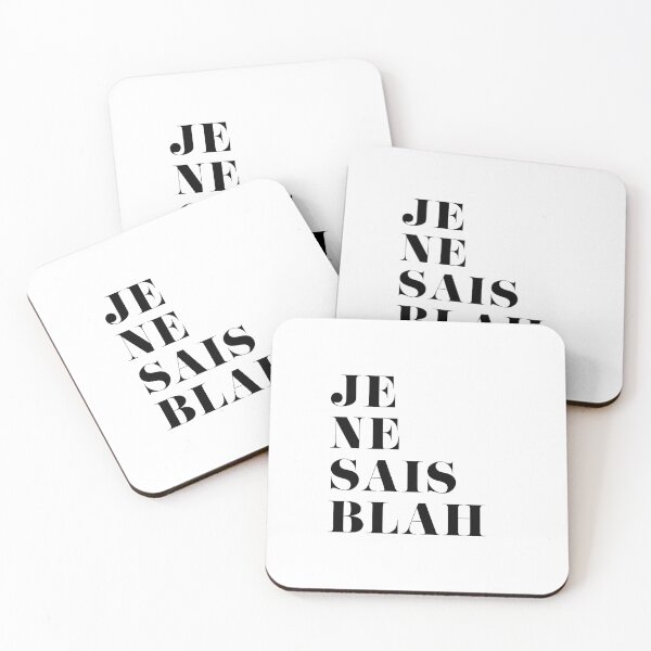 Item preview, Je Ne Sais Blah designed and sold by GirlGangPrints.