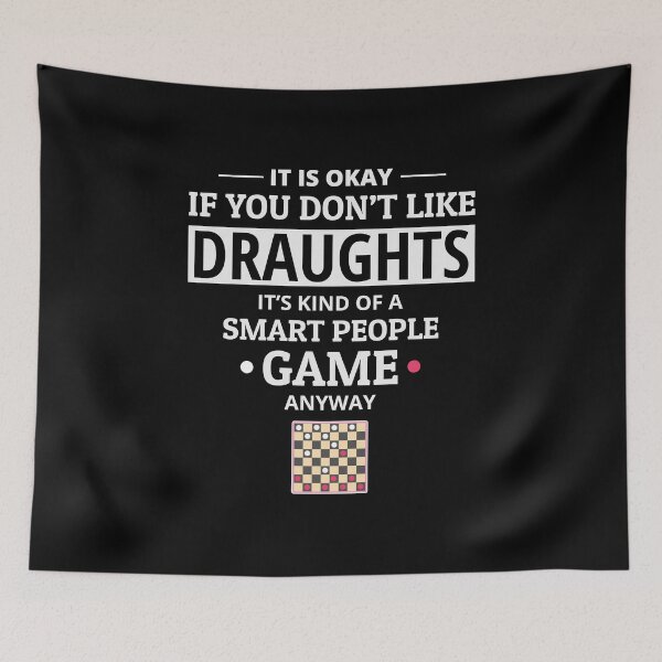 Item preview, Checkers Draughts Strategy Board Games Funny designed and sold by TastefulTees.