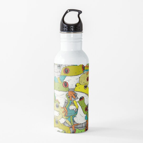 just tree frogs col Water Bottle