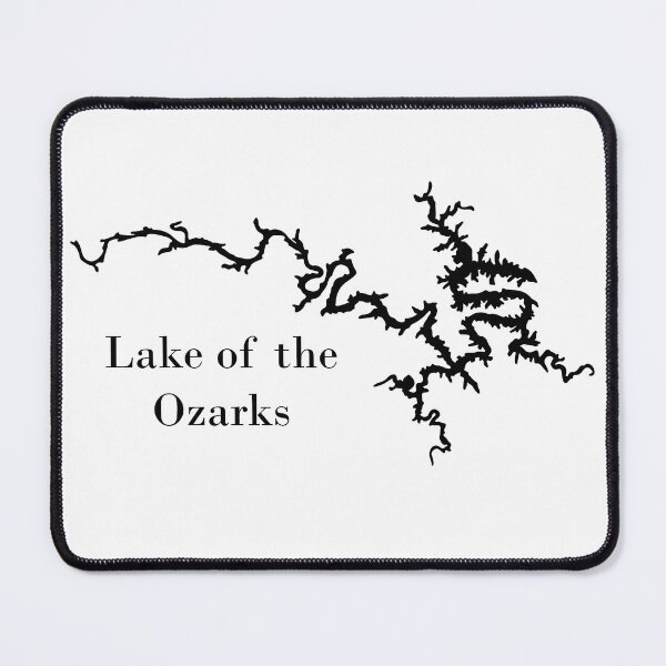 Aperçu de l'œuvre Lac des Ozarks Noir créée et vendue par designArt95.