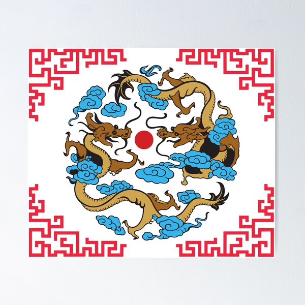 Dragon Chinese Zodiac Watercolor  Scarf for Sale by Anna Bucciarelli