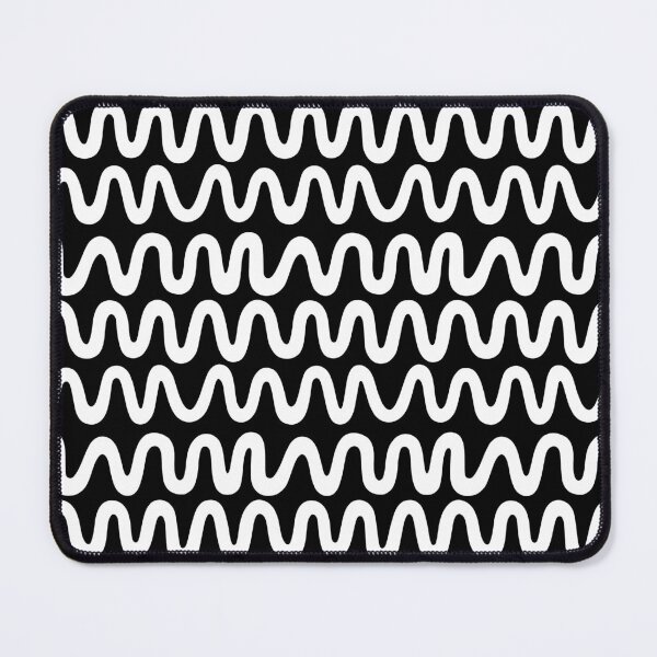 Item preview, Bold Black & White Waves designed and sold by The Wellington Boot.