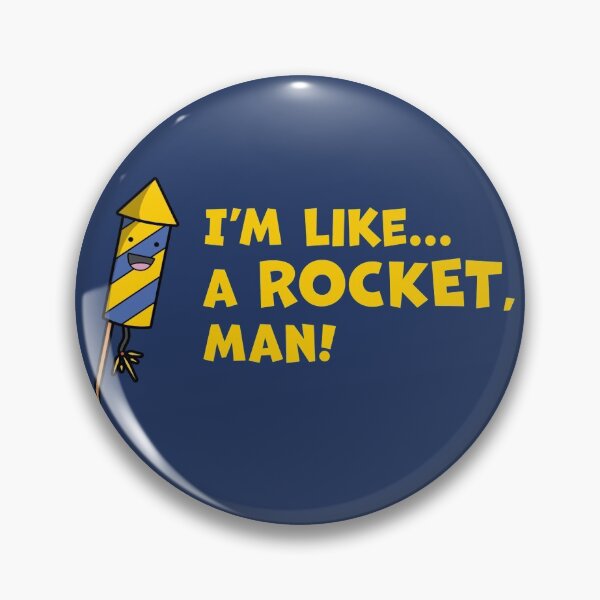 Item preview, Cartoon Fireworks Rocket, Man designed and sold by Phil Tessier Too.