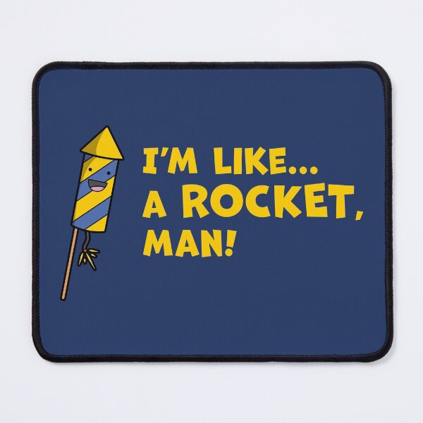 Item preview, Cartoon Fireworks Rocket, Man designed and sold by Phil Tessier Too.