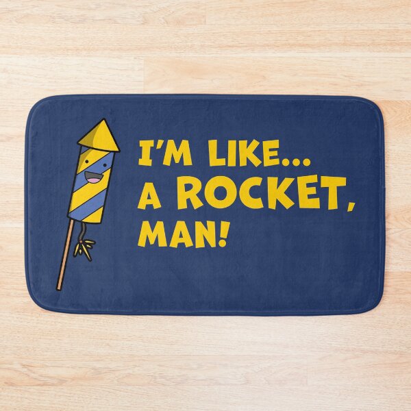 Item preview, Cartoon Fireworks Rocket, Man designed and sold by Phil Tessier Too.