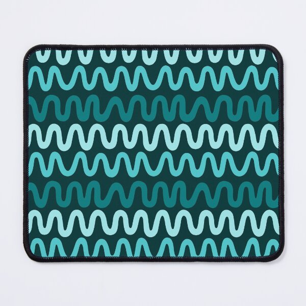 Item preview, Bold Teal Waves designed and sold by The Wellington Boot.