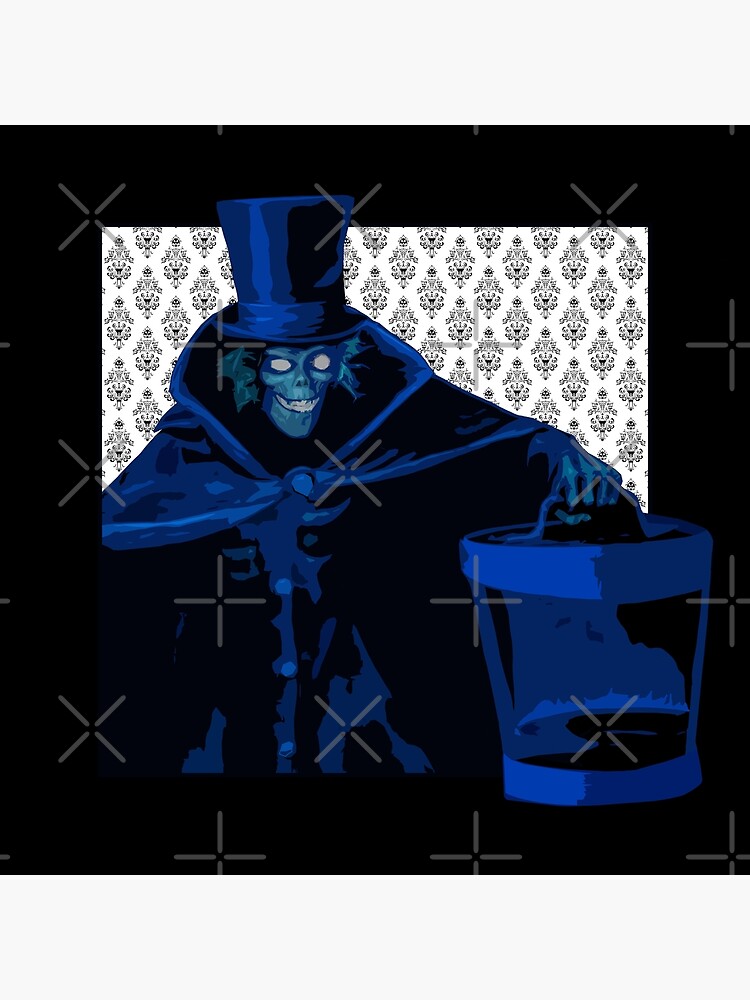 Hatbox Ghost Haunted Mansion Wallpaper  Poster for Sale by