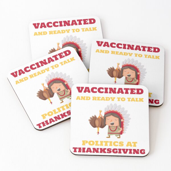 Artikelvorschau, geimpft und bereit, an Thanksgiving über Politik zu sprechen entworfen und verkauft von alucardstore.