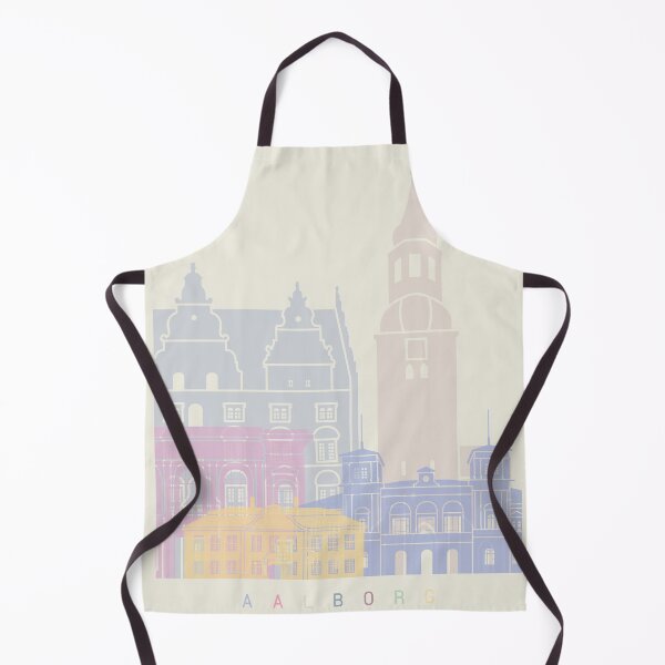 Item preview, Aalborg skyline poster soft color designed and sold by paulrommer.