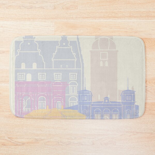 Item preview, Aalborg skyline poster soft color designed and sold by paulrommer.