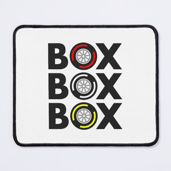 Aperçu de l'œuvre Conception de composé de pneu F1 "Box Box Box" créée et vendue par David Speed Design.