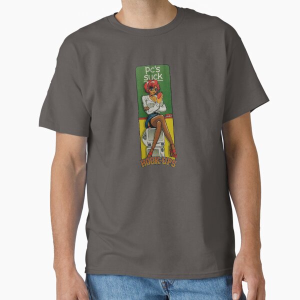 Item preview, Hook ups, retro skateboard t shirt design  designed and sold by Retro80sskate.