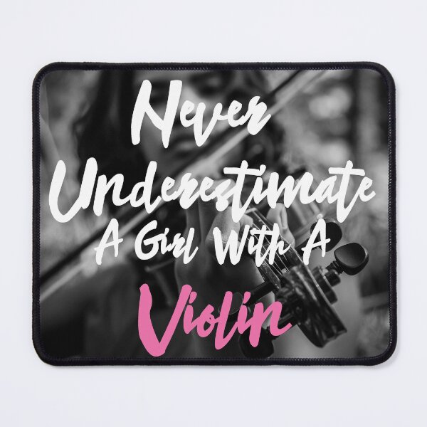 Item preview, Never Underestimate A Girl With A Violin designed and sold by NawalMagdy.