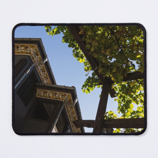 Item preview, Summer Courtyard - Decorated Eaves and Grape Arbors in the Sunshine designed and sold by Georgia Mizuleva.