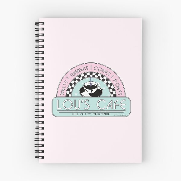 Item preview, Lou's Café, Hill Valley. En rosa. Película Regreso al futuro designed and sold by PrintStopStudio.