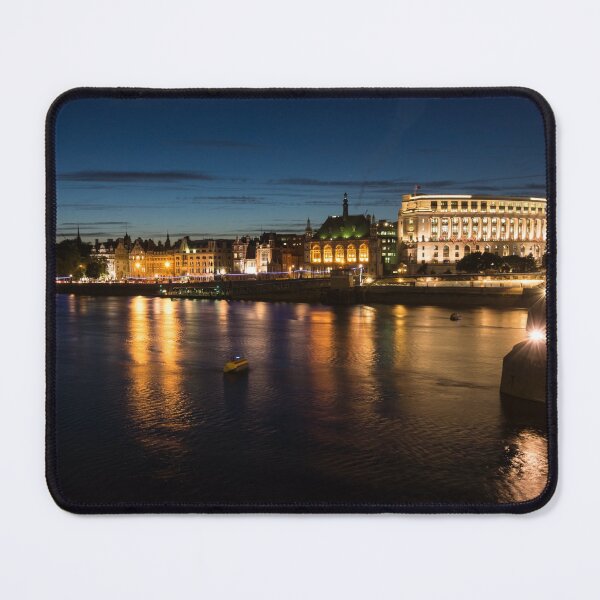 Item preview, London Night Magic - Silky Reflections on the Thames River designed and sold by Georgia Mizuleva.