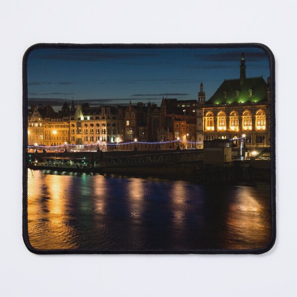 Item preview, London Night Magic - Colorful Reflections on the Thames River designed and sold by Georgia Mizuleva.