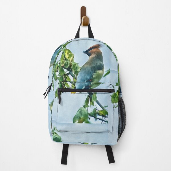 Item preview, Cedar Waxwing Watercolor Painting designed and sold by Zurickdesigns.