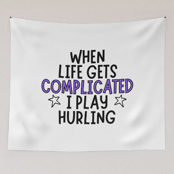 Item preview, When life gets complicated I play hurling designed and sold by TheGreenGoat.