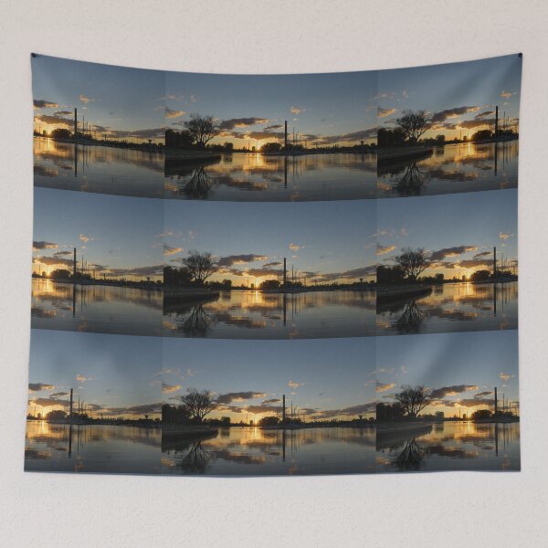 Item preview, Fire in the Sky - Skyscrapers and the Beaches Marina designed and sold by Georgia Mizuleva.