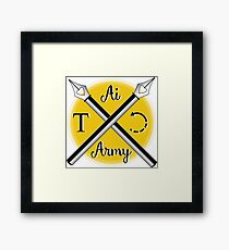 Illustrator Army Framed Print