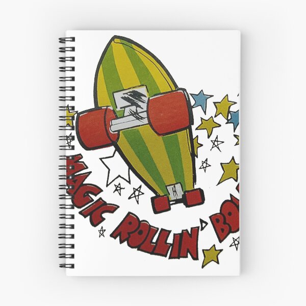 Item preview, Magic rollin board, retro skateboard t shirt design  designed and sold by Retro80sskate.