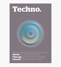 Techno Photographic Print
