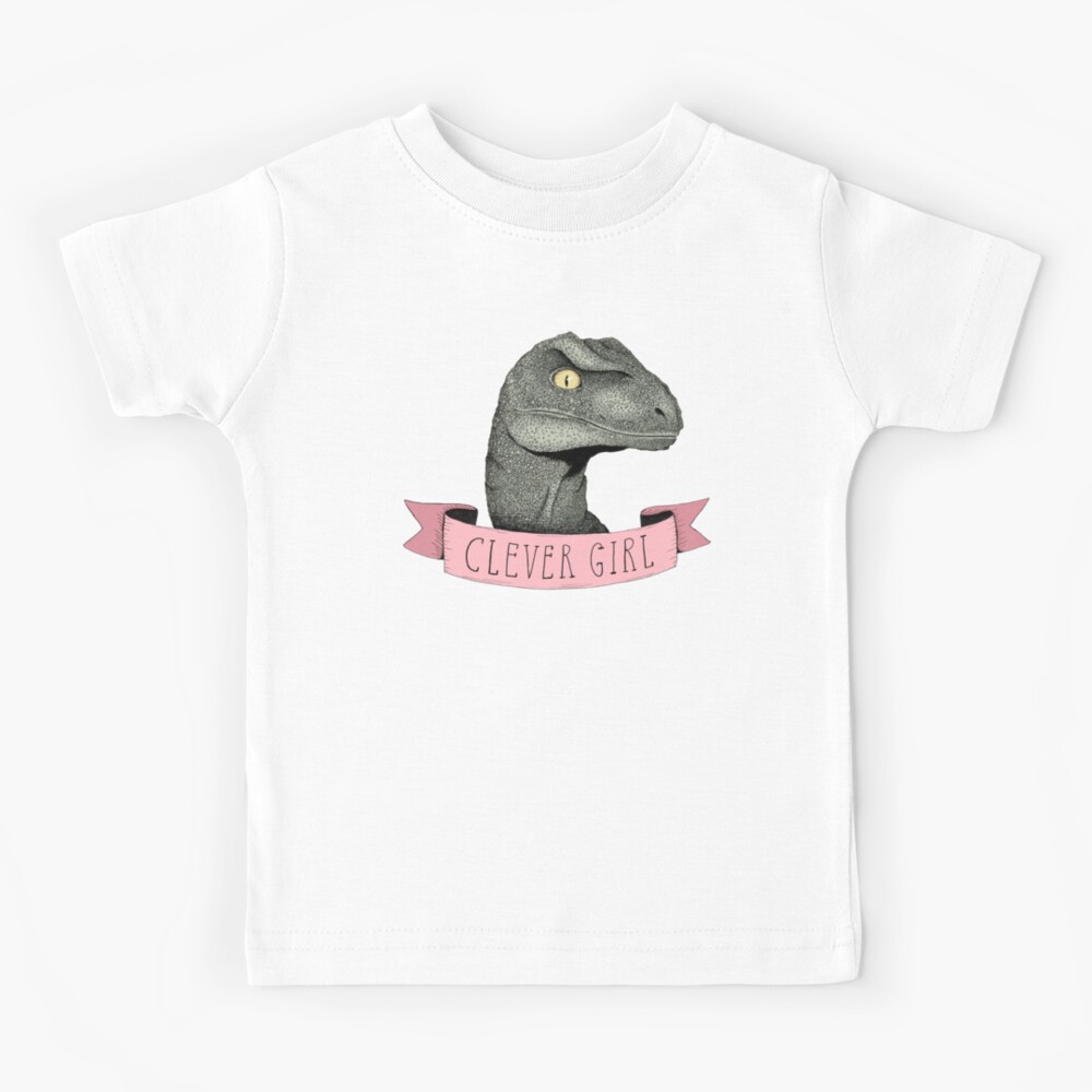 Clever Girl raptor dinosaur Kids T-Shirt