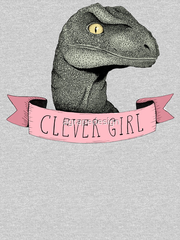 Clever Girl raptor dinosaur by agrapedesign