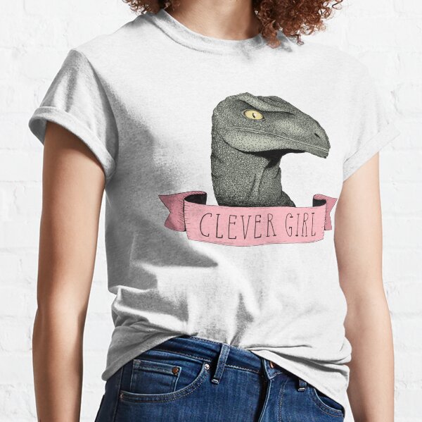 Clever Girl Raptor Dinosaurier Classic T-Shirt