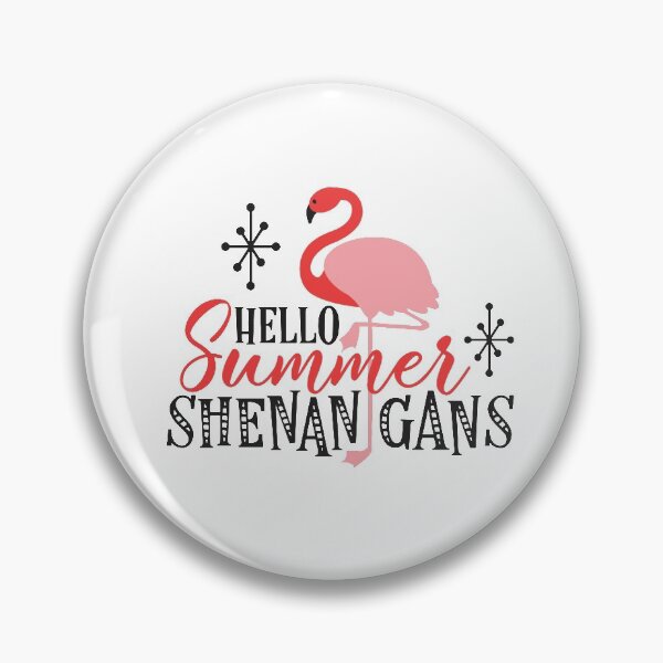 Item preview, Hello Summer Shenan Gans Funny Swan Love Valentine Summer Gift Art Design Happy Life Apparel Essential Motivation Inspiration Joy Mood  designed and sold by DesignByHeartUK.