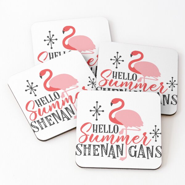 Item preview, Hello Summer Shenan Gans Funny Swan Love Valentine Summer Gift Art Design Happy Life Apparel Essential Motivation Inspiration Joy Mood  designed and sold by DesignByHeartUK.