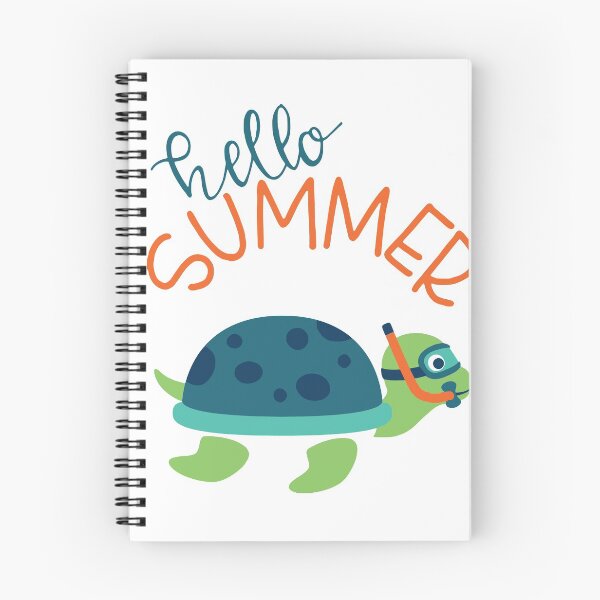 Artikelvorschau, Hello Summer Underwater Swim Turtle Funny Swan Love Valentine Summer Gift Art Design Happy Life Apparel Essential Motivation Inspiration Joy Mood entworfen und verkauft von DesignByHeartUK.