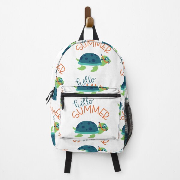 Item preview, Hello Summer Underwater Swim Turtle Funny Swan Love Valentine Summer Gift Art Design Happy Life Apparel Essential Motivation Inspiration Joy Mood designed and sold by DesignByHeartUK.