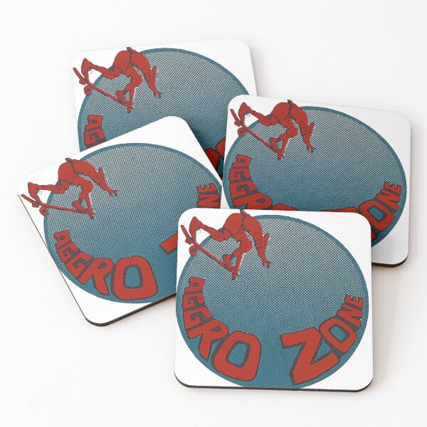 Item preview, Aggro zone, retro skateboard t shirt design  designed and sold by Retro80sskate.
