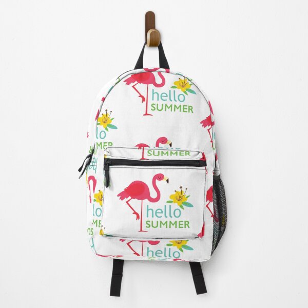 Item preview, Hello Summer Fun Summer Flamingo Funny Love Valentine Summer Gift Art Design Happy Life Apparel Essential Motivation Inspiration Joy Mood designed and sold by DesignByHeartUK.