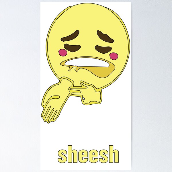 Sheesh Emoji Poster – Realistic Emojis