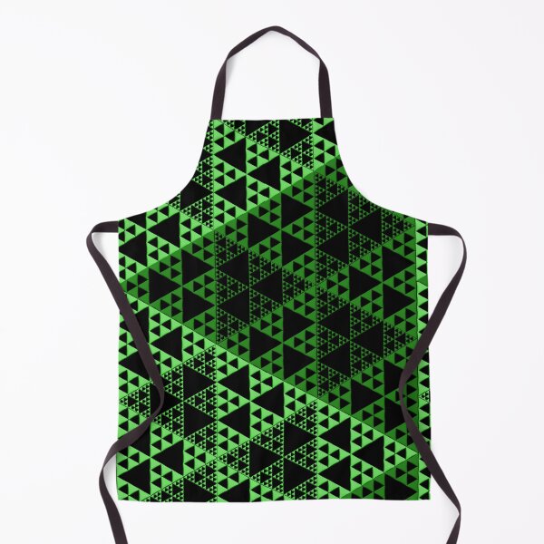 Item preview, Geometric shades of green fractal patterns designed and sold by CottagePop.