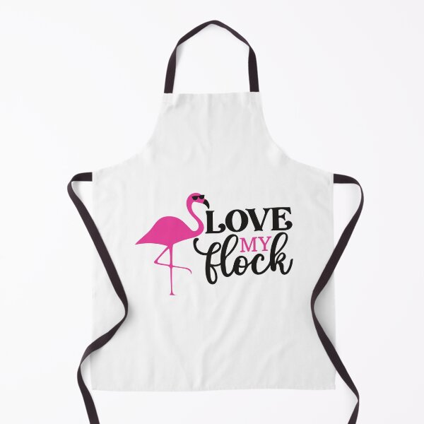 Item preview, Love my Flock Love Flamingo Funny Summer Love Valentine Summer Gift Art Design Happy Life Apparel Essential Motivation Inspiration Joy Mood designed and sold by DesignByHeartUK.