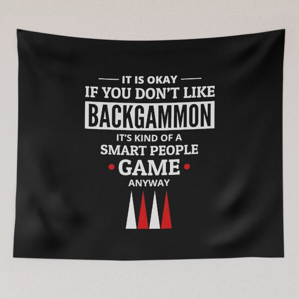 Item preview, Backgammon Player Board Game Funny Sayings designed and sold by TastefulTees.