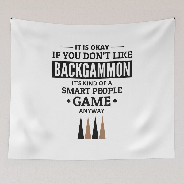 Item preview, Backgammon Player Board Game Funny Sayings designed and sold by TastefulTees.