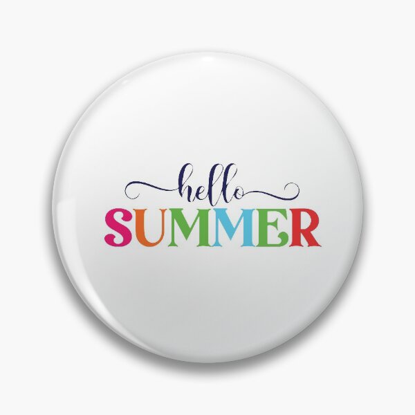Item preview, Hello Summer Fun rainbow Shenan Gans Funny Swan Love Valentine Summer Gift Art Design Happy Life Apparel Essential Motivation Inspiration Joy Mood  designed and sold by DesignByHeartUK.