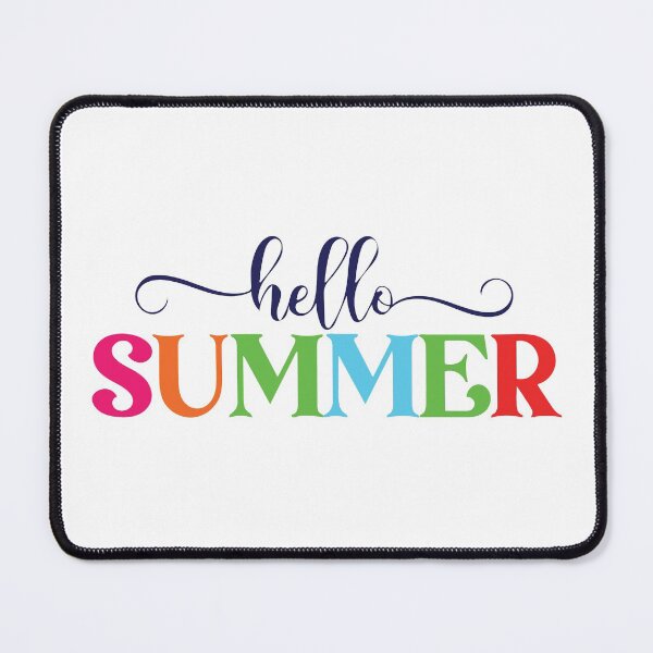Item preview, Hello Summer Fun rainbow Shenan Gans Funny Swan Love Valentine Summer Gift Art Design Happy Life Apparel Essential Motivation Inspiration Joy Mood  designed and sold by DesignByHeartUK.