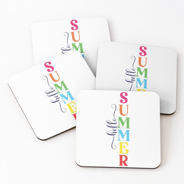 Item preview, Hello Summer Fun rainbow Shenan Gans Funny Swan Love Valentine Summer Gift Art Design Happy Life Apparel Essential Motivation Inspiration Joy Mood  designed and sold by DesignByHeartUK.