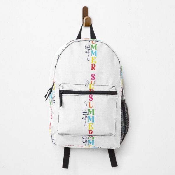 Item preview, Hello Summer Fun rainbow Shenan Gans Funny Swan Love Valentine Summer Gift Art Design Happy Life Apparel Essential Motivation Inspiration Joy Mood designed and sold by DesignByHeartUK.