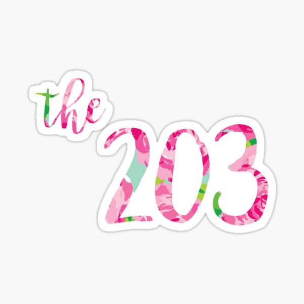 The 203 Sticker