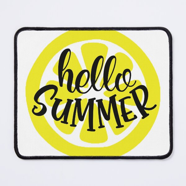 Item preview, Hello Summer Fun Rruits Lemon Juice Fun Funny Swan Love Valentine Summer Gift Art Design Happy Life Apparel Essential Motivation Inspiration Joy Mood  designed and sold by DesignByHeartUK.